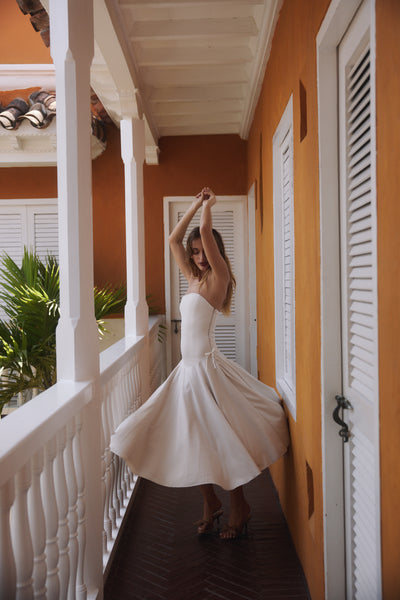 Kittie Maxi Dress in Ivory