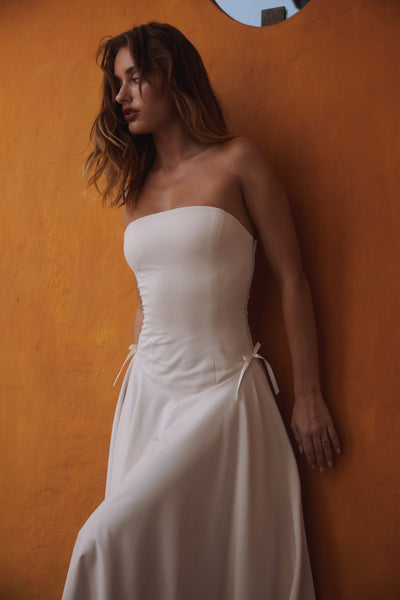Kittie Maxi Dress in Ivory