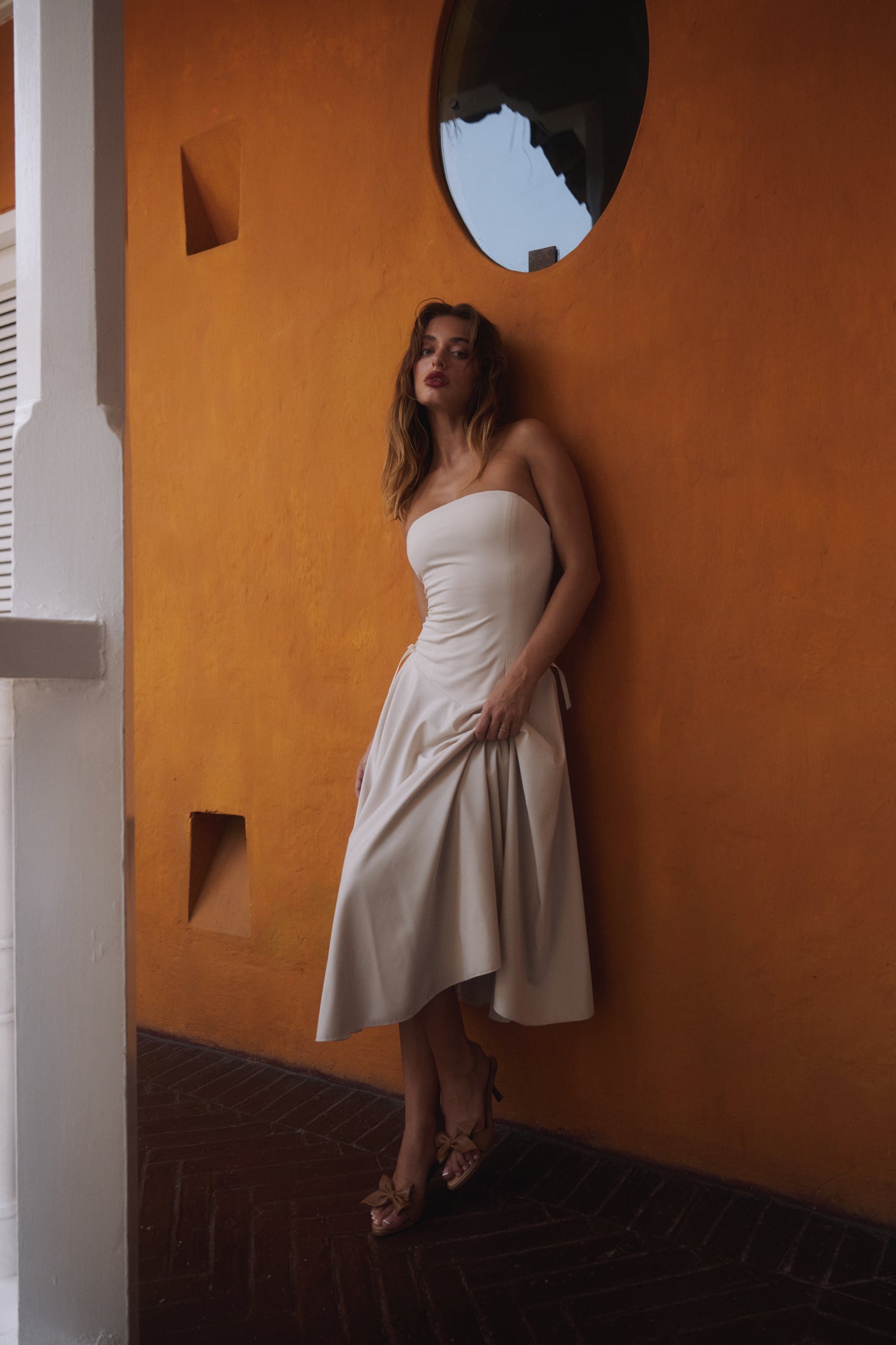 Kittie Maxi Dress in Ivory