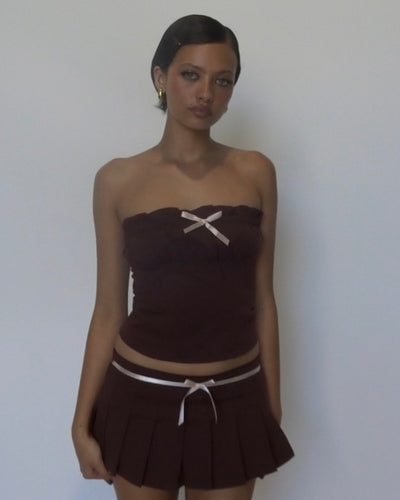 Pamela Top in Choc