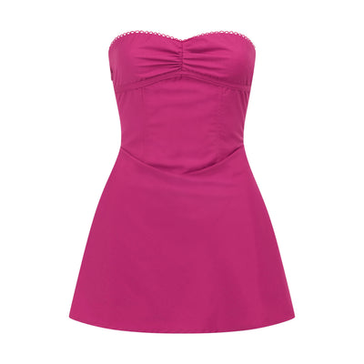Belle Dress - Fuchsia