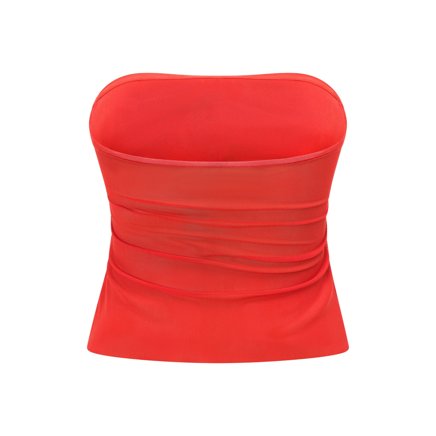 Valentina Strapless Top - Rossa