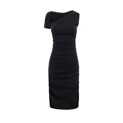 Stasera Midi Dress - Light Black