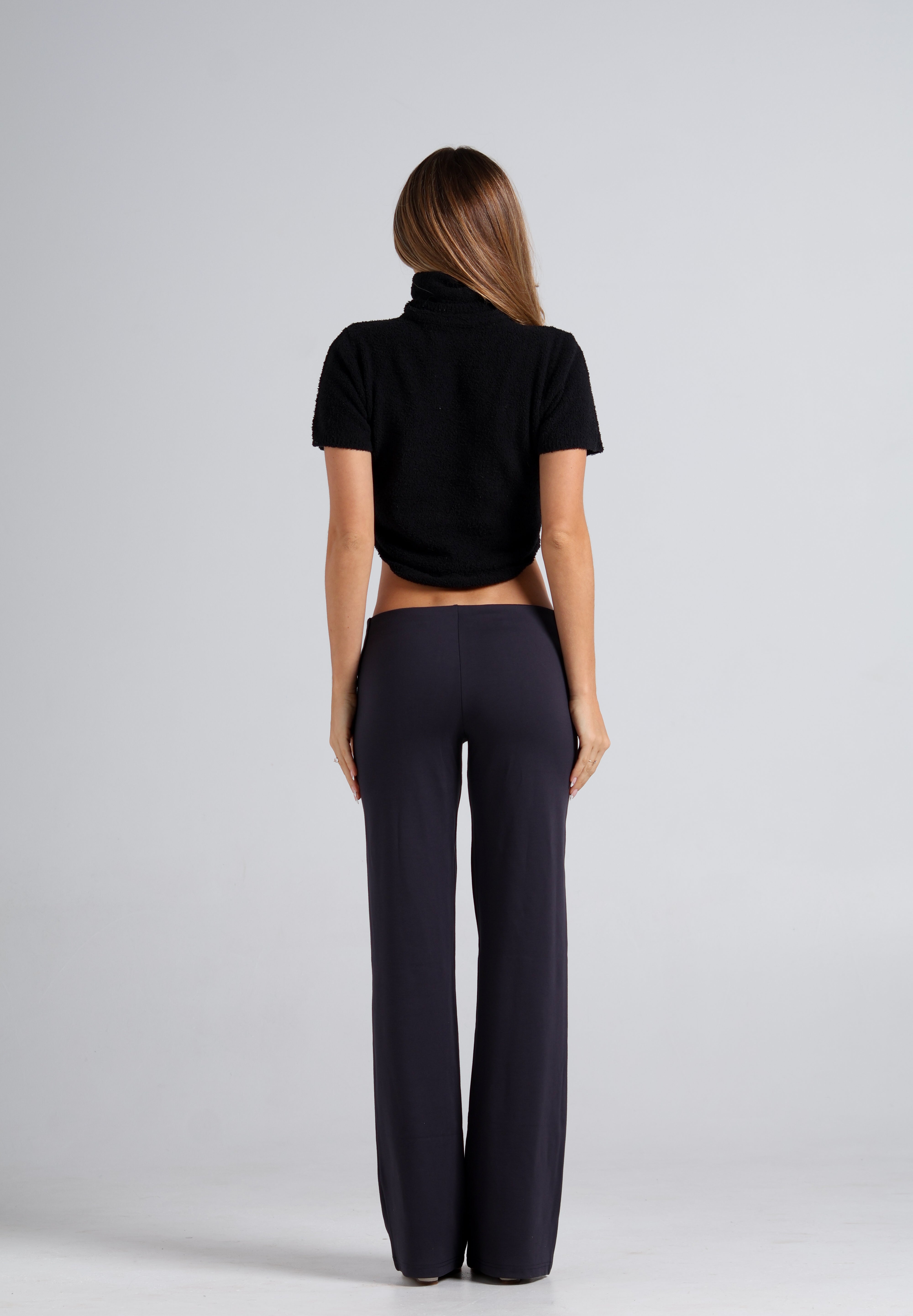 Delphine Straight Leg Pant - Noir