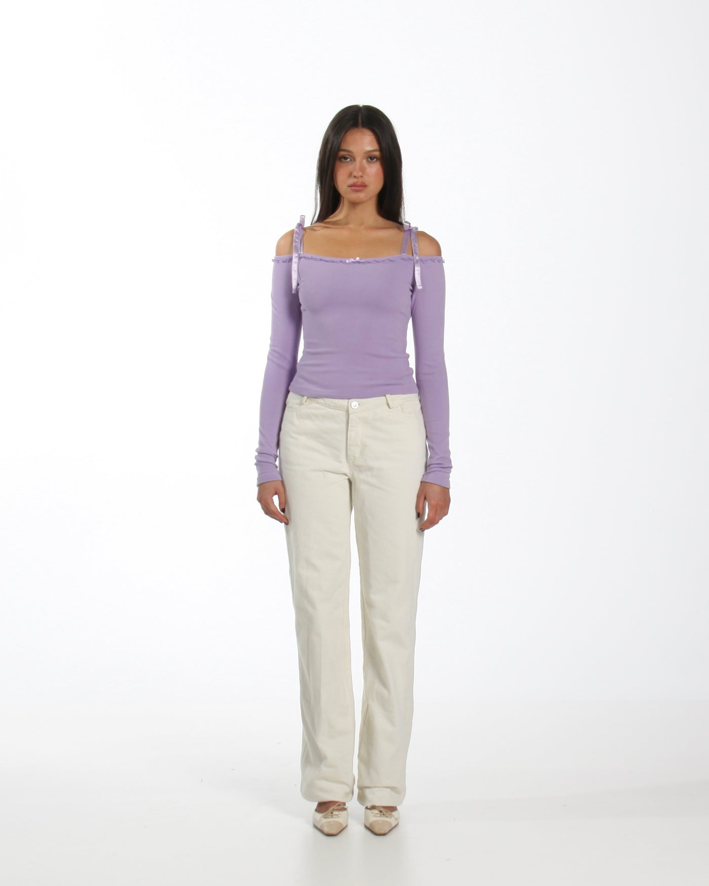 Lilac Ribbon Long Sleeve – Amelie Teje