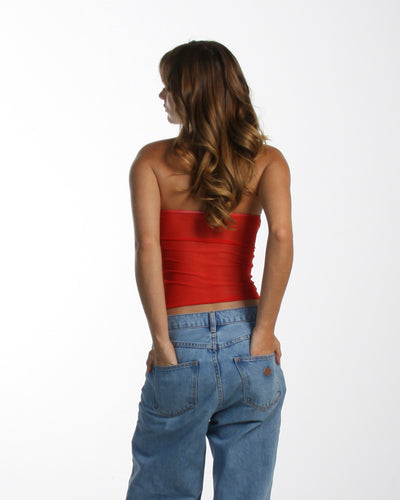 Valentina Strapless Top - Rossa