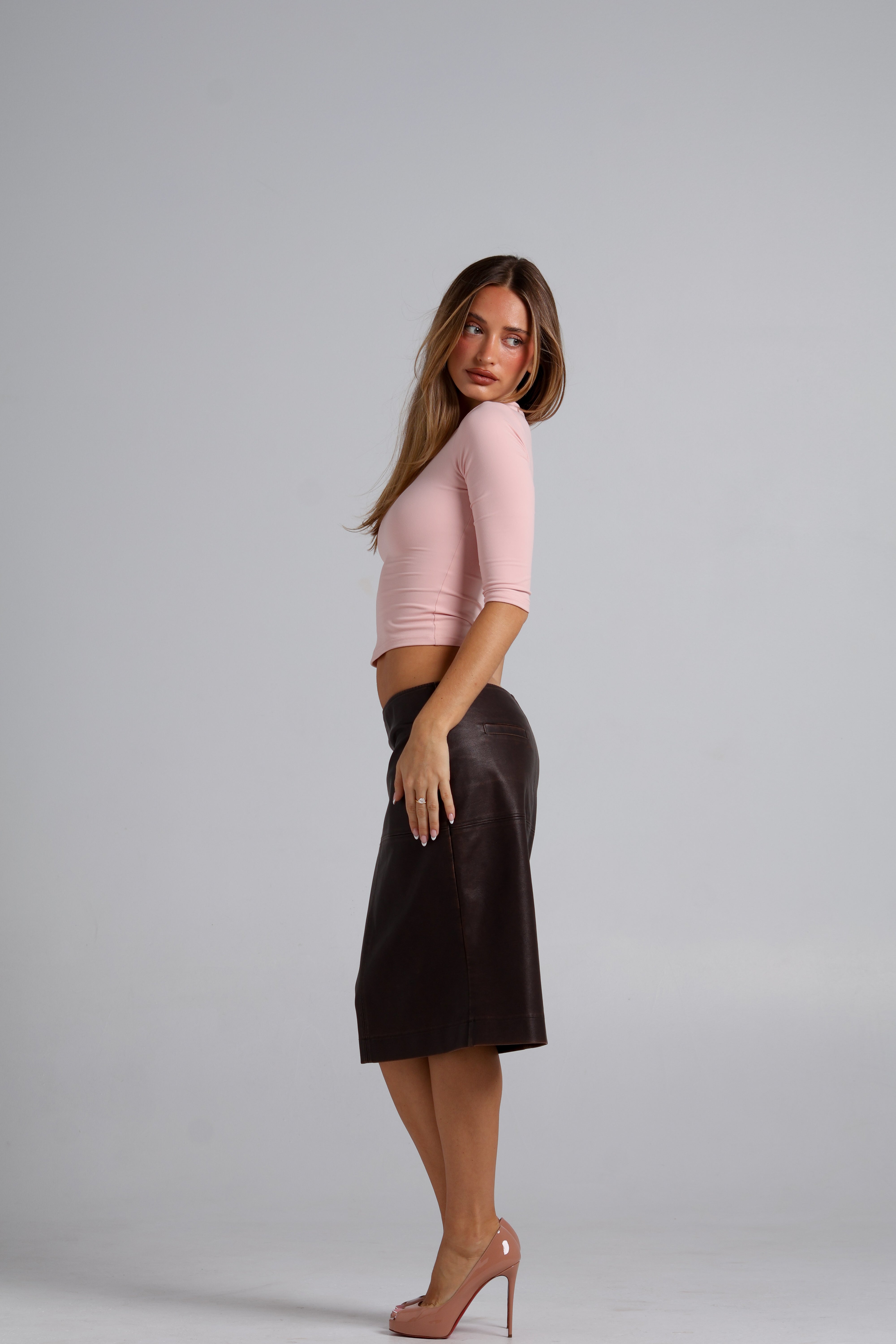 Aroura Skirt - Brown (PRE ORDER) – Amelie Teje