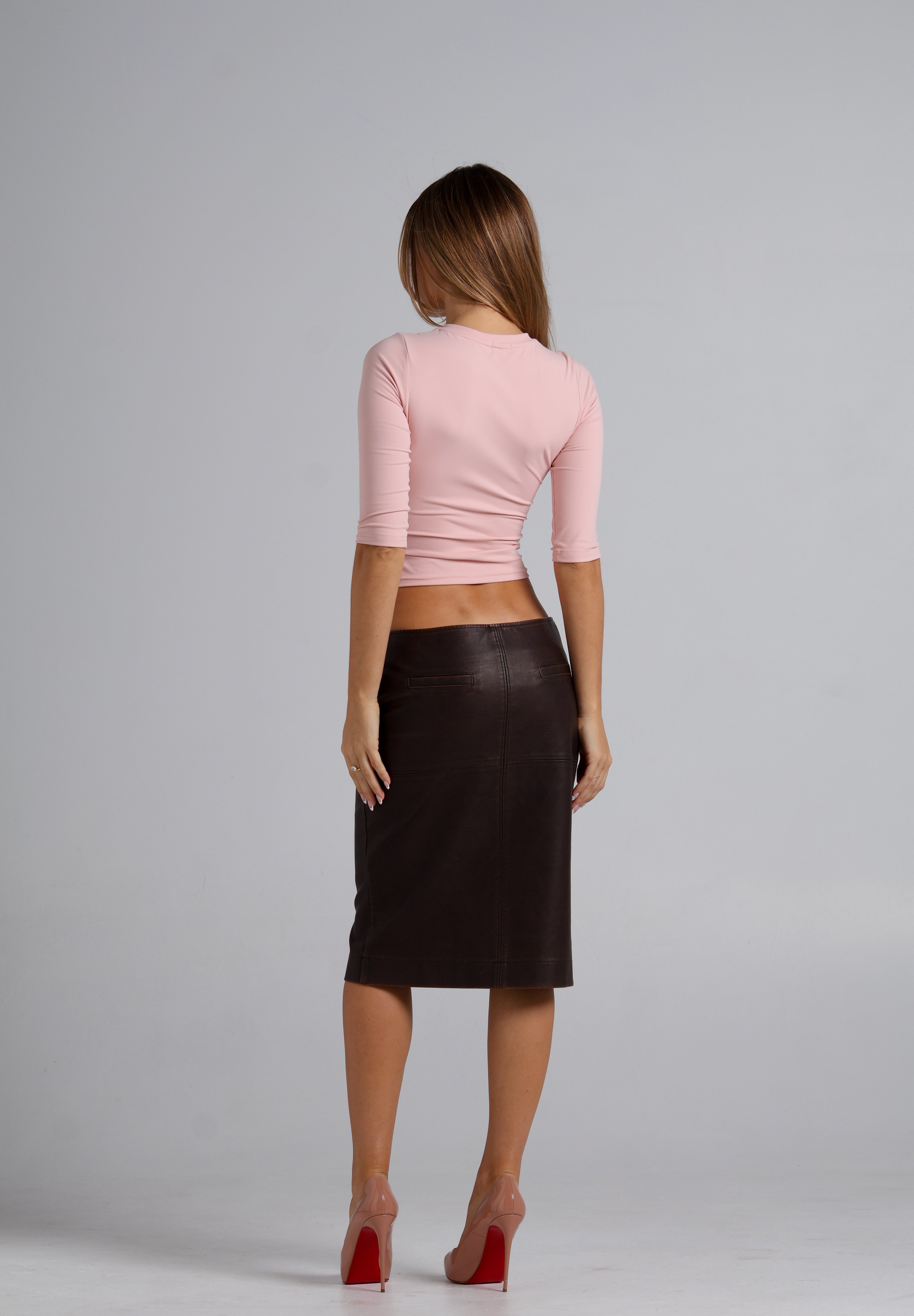 Aroura Skirt - Brown (PRE ORDER)