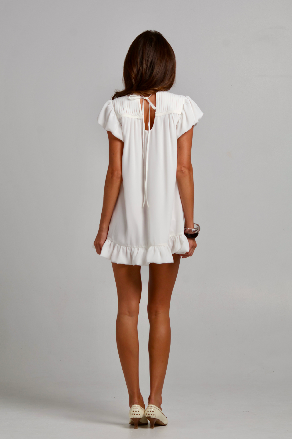 Sabrina Mini Dress - White