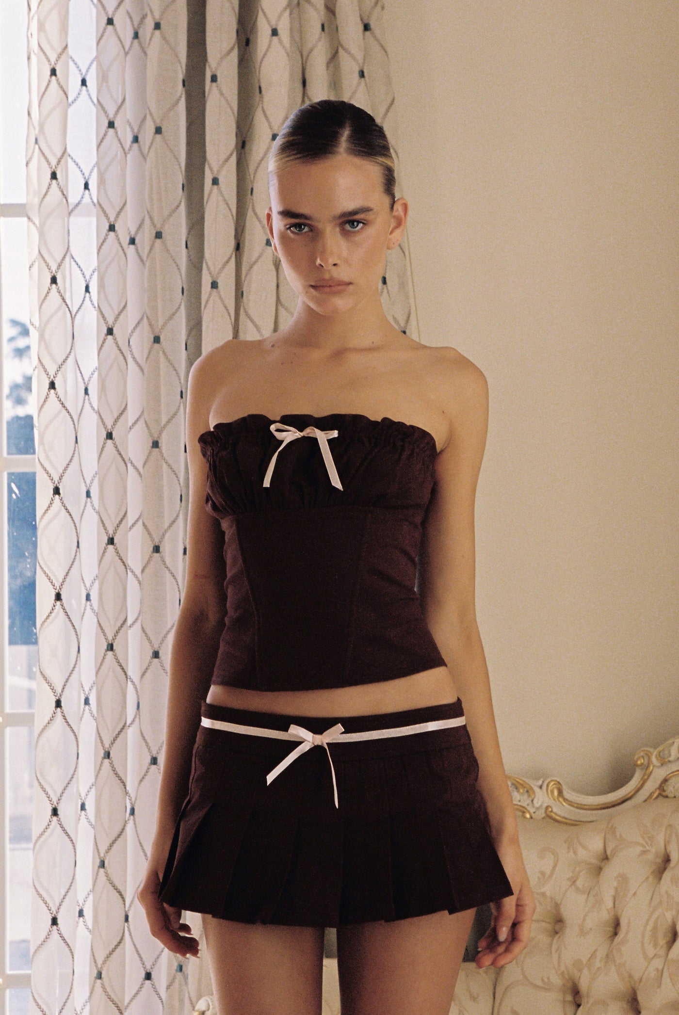 Pamela Top in Choc